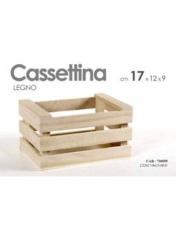 CASSETTA LEGNO 17x12x9cm...