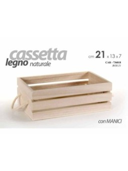 CASSETTA LEGNO 21x13x7cm...