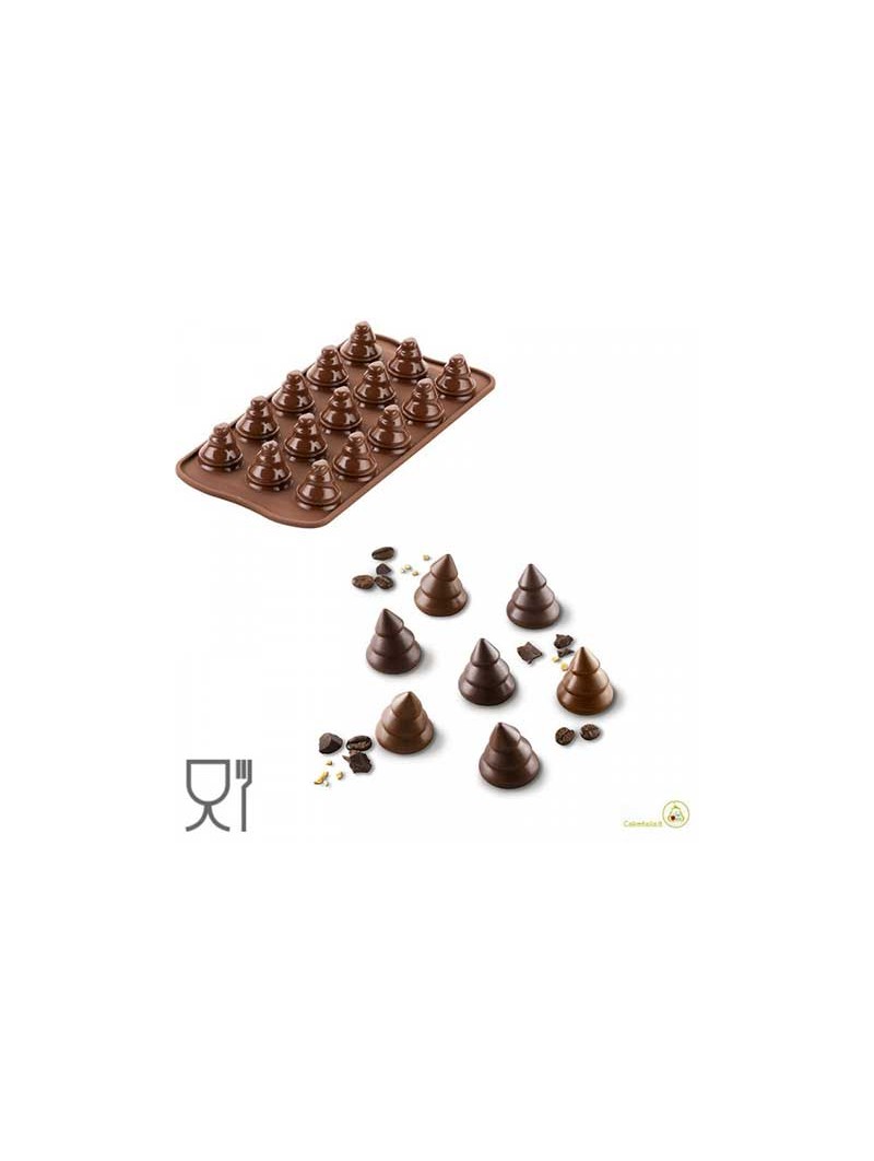STAMPO IN SILICONE N.15CHOCO TREES 22154770065