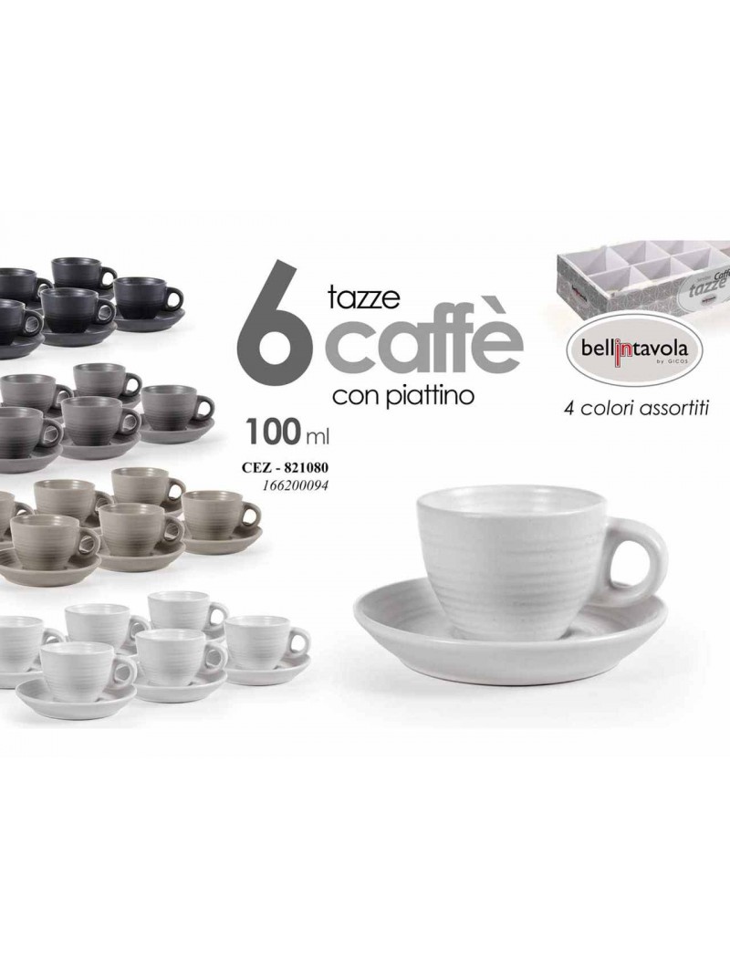 L.CEZ TAZZINE CAFFE' 6pz 821080