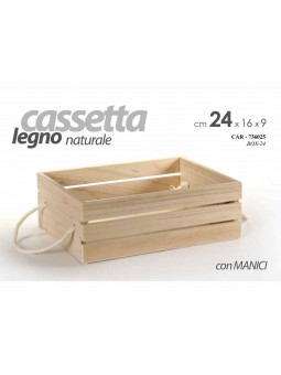 CASSETTA LEGNO 24x16x8,5cm 736025