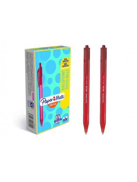 PENNA INKJOY 100 RT RED 20pz S0957050