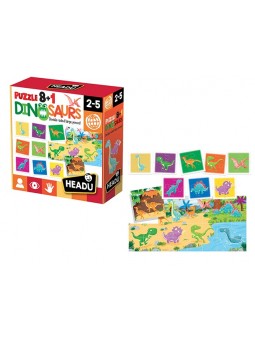 TEACHER TESTED PUZZLE 8+1 DINOS.IT22243