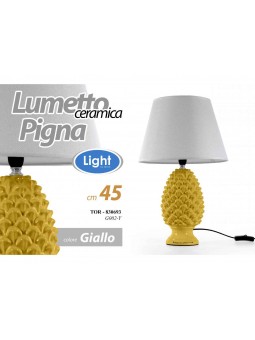 LAMPADA PIGNA GIALLA H44,5cm 830693