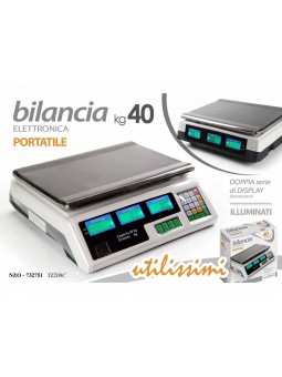 BILANCIA 40kg LCD DISPLAY 732751