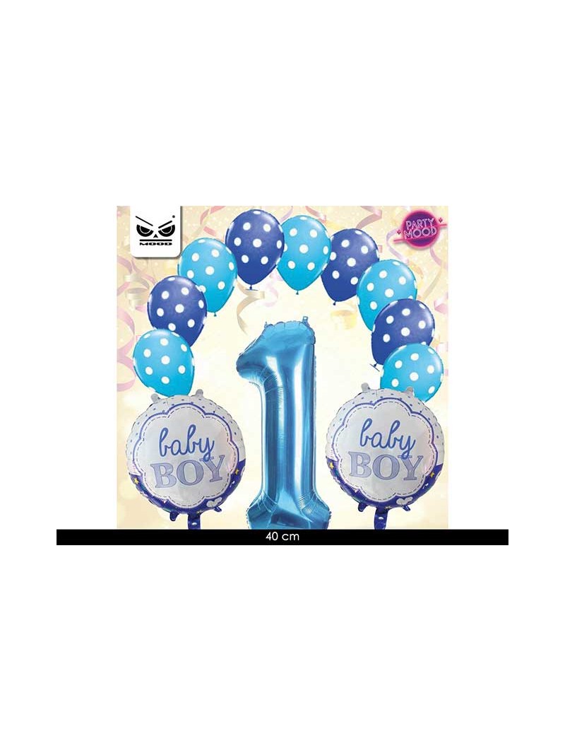 PALLONCINO 1 COMPLEANNO 13pzBOY ST4660