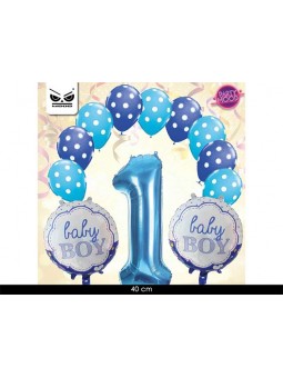 PALLONCINO 1 COMPLEANNO 13pzBOY ST4660