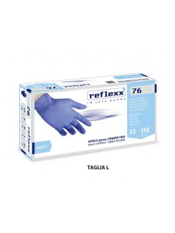 GUANTI NITRILE REFLEXX76 LIGHT 190 L