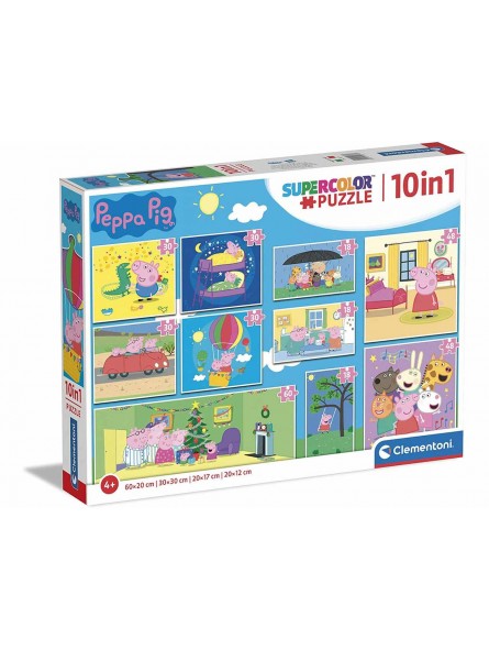 PUZZLE 10 IN 1 PEPPA PIG 2022 20271