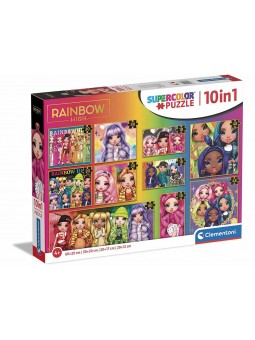 PUZZLE 10 IN 1 RAINBOW HIGH 2022 20273