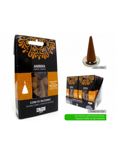 INCENSO AMBER 12pz DEO4324A