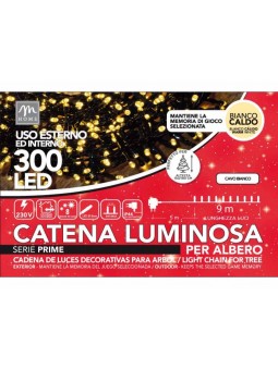 CATENA LUMINOSA 300 LED COLORE BI 88892