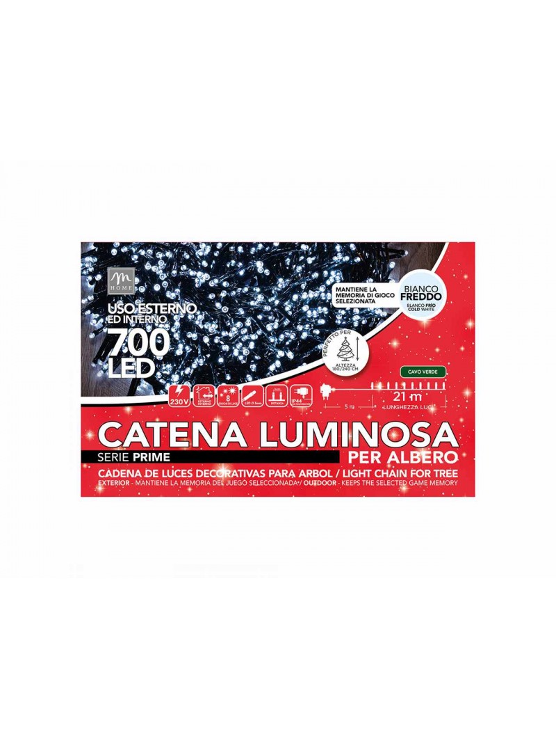 CATENA LUMINOSA 700 LED COLORE BI 88991