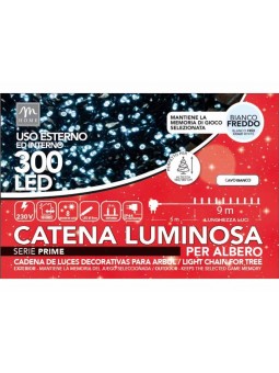CATENA LUMINOSA 300 LED COLORE BI 89059