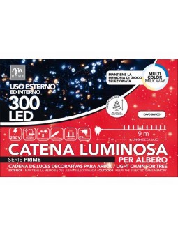 CATENA LUMINOSA 300 LED COLORE MI 89370