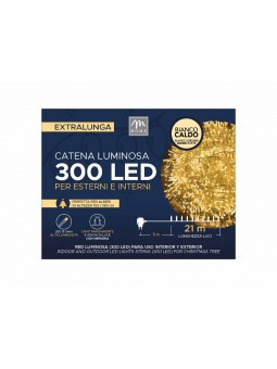 CATENA LUMINOSA 300 LED COLORE BI 89516