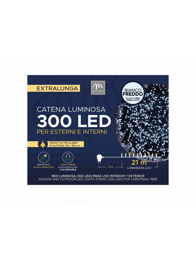CATENA LUMINOSA 300 LED COLORE BI 89585