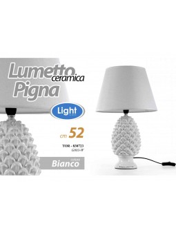 LAMPADA PIGNA BIANCA H52cm830723
