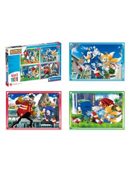 PUZZLE 4 IN 1 SONIC 21522.5