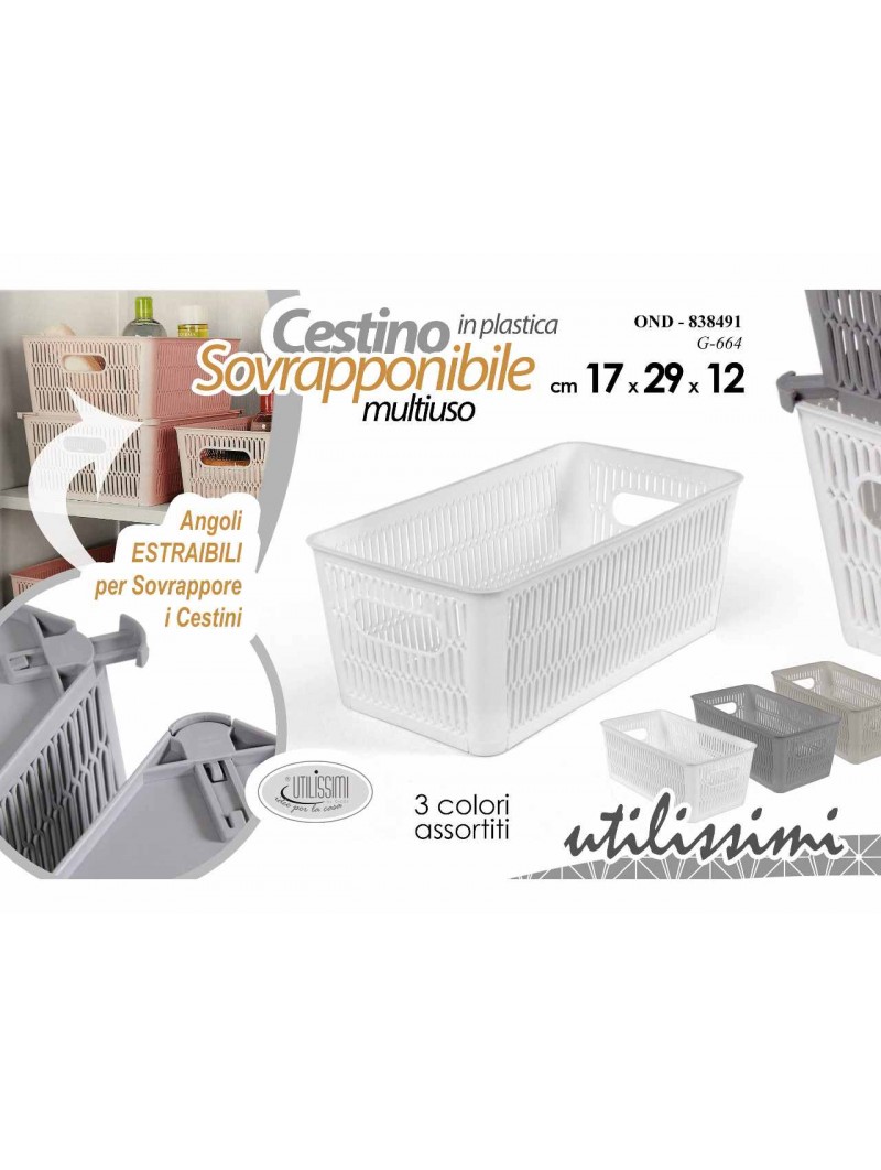 CESTINO PLAST.17x29x12cm838491