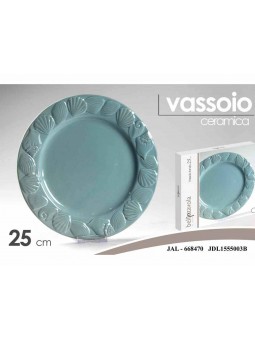 VASSOIO TONDO 25cm BLU 668470