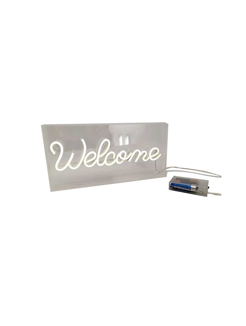 SCRITTA WELCOME LED 30x4,7xH.15 LD008