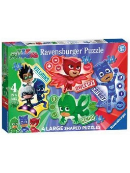 PUZZLE SHAPED 4 IN A BOX PJ MASK 06935