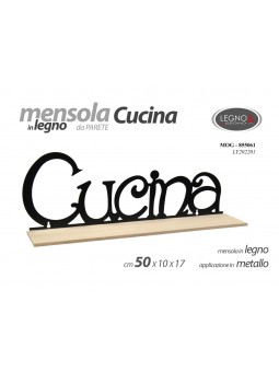 MENSOLA CON SCRITTA CUCINA  855061